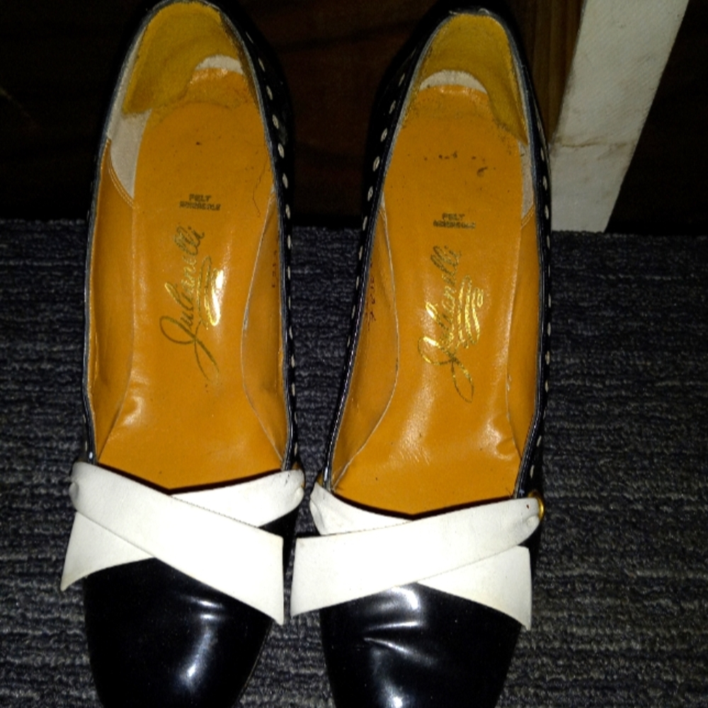 Black and White julianelli heels